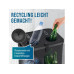 Wellenborg Pfandflaschen Sammelbehälter Kunstoff 100 l, Schwarz Wellenborg Pfandflaschen Sammelbehälter Kunstoff 100 l, Schwarz