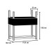 SHELTERLOGIC Kaminholzregal Stahl Schwarz mit Abdeckung 120 cm SHELTERLOGIC Kaminholzregal Stahl Schwarz mit Abdeckung 120 cm