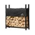 SHELTERLOGIC Kaminholzregal Stahl Schwarz mit Abdeckung 120 cm SHELTERLOGIC Kaminholzregal Stahl Schwarz mit Abdeckung 120 cm