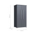 WESTMANN Gartenschrank mit Boden Capsa Anthrazit WESTMANN Gartenschrank mit Boden Capsa Anthrazit