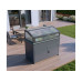 WESTMANN Hochbeet Stauraum Plexa Plus Anthrazit WESTMANN Hochbeet Stauraum Plexa Plus Anthrazit