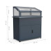 WESTMANN Hochbeet Stauraum Plexa Plus Anthrazit WESTMANN Hochbeet Stauraum Plexa Plus Anthrazit