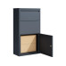 WESTMANN Briefkasten mit Paketbox Pollux Anthrazit WESTMANN Briefkasten mit Paketbox Pollux Anthrazit