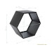 WESTMANN Kaminholzregal Biene Stahl Schwarz Wabenform WESTMANN Kaminholzregal Biene Stahl Schwarz Wabenform