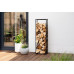 WESTMANN Kaminholzregal Xavier Stahl schwarz 40 x 20 x 120 cm WESTMANN Kaminholzregal Xavier Stahl schwarz 40 x 20 x 120 cm
