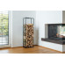WESTMANN Kaminholzregal Xavier Stahl schwarz 40 x 20 x 120 cm WESTMANN Kaminholzregal Xavier Stahl schwarz 40 x 20 x 120 cm
