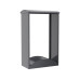 WESTMANN Kaminholzregal Castra A Anthra Anthrazit 98 x 52 x 160 cm WESTMANN Kaminholzregal Castra A Anthra Anthrazit 98 x 52 x 160 cm