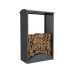 WESTMANN Kaminholzregal Castra A Anthra Anthrazit 98 x 52 x 160 cm WESTMANN Kaminholzregal Castra A Anthra Anthrazit 98 x 52 x 160 cm