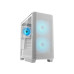 Cougar Airface Flo ARGB Midi-Tower, Weiss, ARGB, Glasfenster