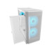 Cougar Airface Flo ARGB Midi-Tower, Weiss, ARGB, Glasfenster