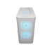Cougar Airface Flo ARGB Midi-Tower, Weiss, ARGB, Glasfenster