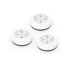 EASYmaxx EASYmaxx LED-Druckleuchten weiss 3er-Set EASYmaxx EASYmaxx LED-Druckleuchten weiss 3er-Set