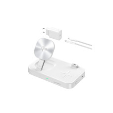 4smarts Qi2 15W / MagSafe Multi-Ladestation, weiss 15 W weiss