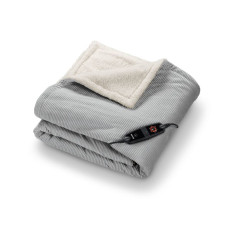 Beurer Wärmedecke HD 81 Cord Light Grey Green Planet