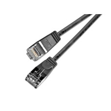 SLIM Slimpatchkabel RJ-45 - RJ-45, Cat 6, U/FTP, 3 m, Schwarz SLIM Slimpatchkabel RJ-45 - RJ-45, Cat 6, U/FTP, 3 m, Schwarz