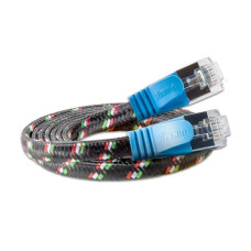 SLIM Slimpatchkabel RJ-45 - RJ-45, Cat 6, STP, 0.25 m, Blau SLIM Slimpatchkabel RJ-45 - RJ-45, Cat 6, STP, 0.25 m, Blau