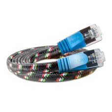 SLIM Slimpatchkabel RJ-45 - RJ-45, Cat 6, STP, 0.5 m, Blau SLIM Slimpatchkabel RJ-45 - RJ-45, Cat 6, STP, 0.5 m, Blau
