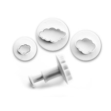 Ibili Guetzli-Ausstecher-Set 4 Stück, Wolke Ibili Guetzli-Ausstecher-Set 4 Stück, Wolke