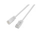 SLIM Slimpatchkabel RJ-45 - RJ-45, Cat 6, UTP, 0.15 m, Weiss
