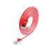 SLIM Slimpatchkabel RJ-45 - RJ-45, Cat 6, U/FTP, 5 m, Rot SLIM Slimpatchkabel RJ-45 - RJ-45, Cat 6, U/FTP, 5 m, Rot