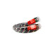 SLIM Slimpatchkabel RJ-45 - RJ-45, Cat 6, STP, 0.25 m, Rot