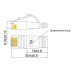 SLIM Slimpatchkabel RJ-45 - RJ-45, Cat 6, STP, 0.15 m, Weiss SLIM Slimpatchkabel RJ-45 - RJ-45, Cat 6, STP, 0.15 m, Weiss