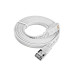 SLIM Slimpatchkabel RJ-45 - RJ-45, Cat 6, STP, 0.15 m, Weiss SLIM Slimpatchkabel RJ-45 - RJ-45, Cat 6, STP, 0.15 m, Weiss