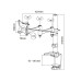 NEOMOUNTS Tischhalterung FPMA-D1330SILVER bis 9 kg – Silber