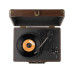 Audizio Plattenspieler RP114 Dunkelbraun