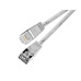 SLIM Slimpatchkabel RJ-45 - RJ-45, Cat 6, U/FTP, 3 m, Grau SLIM Slimpatchkabel RJ-45 - RJ-45, Cat 6, U/FTP, 3 m, Grau