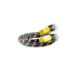 SLIM Slimpatchkabel RJ-45 - RJ-45, Cat 6, STP, 0.5 m, Gelb