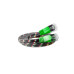SLIM Slimpatchkabel RJ-45 - RJ-45, Cat 6, STP, 0.25 m, Grün