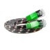 SLIM Slimpatchkabel RJ-45 - RJ-45, Cat 6, STP, 2 m, Grün