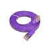 SLIM Slimpatchkabel RJ-45 - RJ-45, Cat 6, STP, 0.15 m, Violett SLIM Slimpatchkabel RJ-45 - RJ-45, Cat 6, STP, 0.15 m, Violett