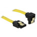 Delock SATA2-Kabel gelb, gewinkelt, 50 cm Delock SATA2-Kabel gelb, gewinkelt, 50 cm