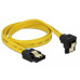 Delock SATA2-Kabel gelb, gewinkelt, 50 cm Delock SATA2-Kabel gelb, gewinkelt, 50 cm