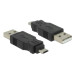 Delock USB 2.0 Adapter USB-A Stecker - USB-MicroB Stecker Delock USB 2.0 Adapter USB-A Stecker - USB-MicroB Stecker