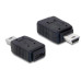 Delock USB 2.0 Adapter USB-MiniB Stecker - USB-MicroB Buchse Delock USB 2.0 Adapter USB-MiniB Stecker - USB-MicroB Buchse