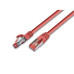 Wirewin Patchkabel Cat 6, S/FTP, 0.25 m, Rot Wirewin Patchkabel Cat 6, S/FTP, 0.25 m, Rot
