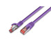 Wirewin Patchkabel  Cat 6, S/FTP, 0.25 m, Violett