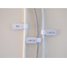 Label-the-cable Kabelbeschriftung MINI TAGS Weiss mit Beschriftungsfeld Label-the-cable Kabelbeschriftung MINI TAGS Weiss mit Beschriftungsfeld