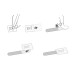 Label-the-cable Kabelbeschriftung MINI TAGS Weiss mit Beschriftungsfeld Label-the-cable Kabelbeschriftung MINI TAGS Weiss mit Beschriftungsfeld
