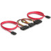 Delock SATA2-Kabel 2x SATA - 2x SATA mit Strom