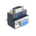 Delock Winkeladapter 90°, m-f VGA - VGA Delock Winkeladapter 90°, m-f VGA - VGA