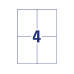 Avery Zweckform Universal-Etiketten 3483 105 x 148 mm