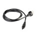 FURBER.power Netzkabel C5-T12 1.8 m Schwarz