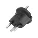 Max Hauri Fixadapter SchuKo Konturenstecker – T12 schwarz