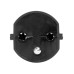 Max Hauri Fixadapter SchuKo Konturenstecker – T12 schwarz