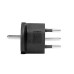 Max Hauri Fixadapter SchuKo Konturenstecker – T12 schwarz