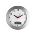 TFA Dostmann Funk-Wanduhr Ø 30 cm, Silber
